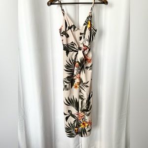 Tropical Print Jumpsuit